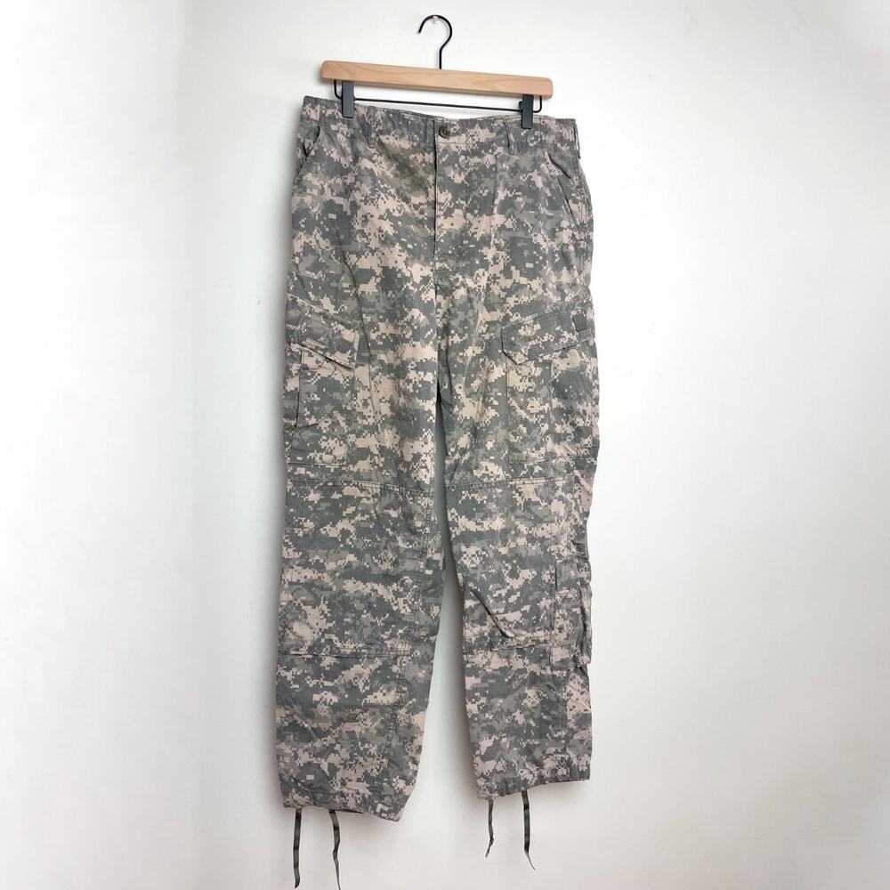 Army Digital Camo Cargo Pants Sz M Military ACU Streetwear Hunting Gorpcore
